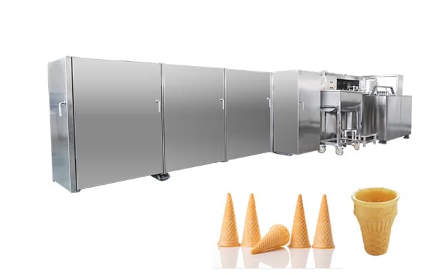 fully automatic ice cream cone making machine