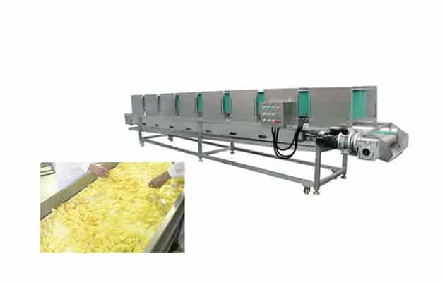 Air Cooling Conveyor after frying Potato Chip Air Cooling Machine