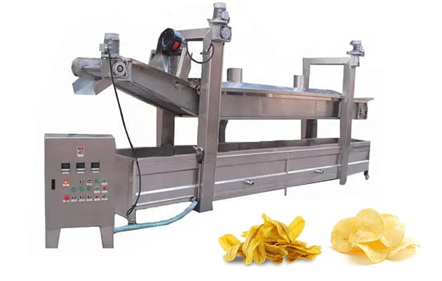 Continuous Electric Heating Fryer Deep Fryer for Chicken Chips Fryer