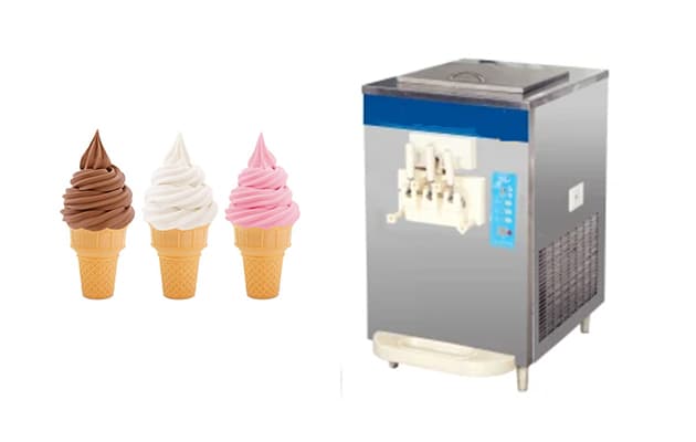 Countertop ice cream maker