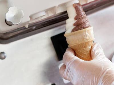 ice cream in cone