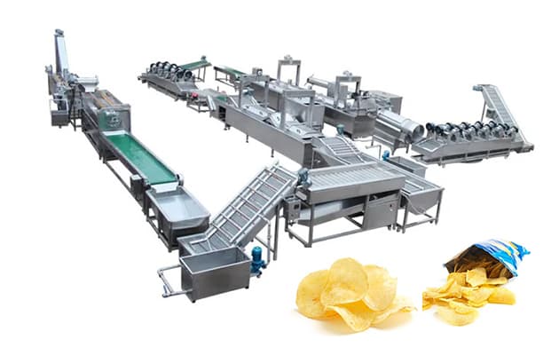 Potato chip machines