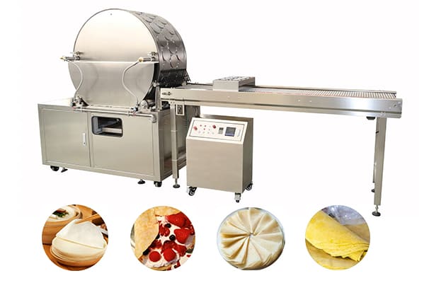 Crepe Pancake Baking Machine automatic lumpia wrapper machine