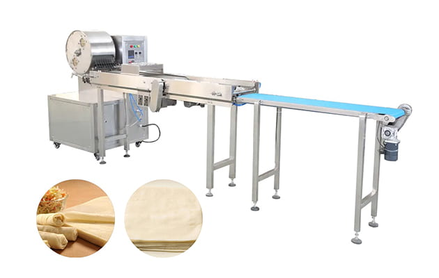 Lumpia Wrapper Production Line lumpia wrapper machine