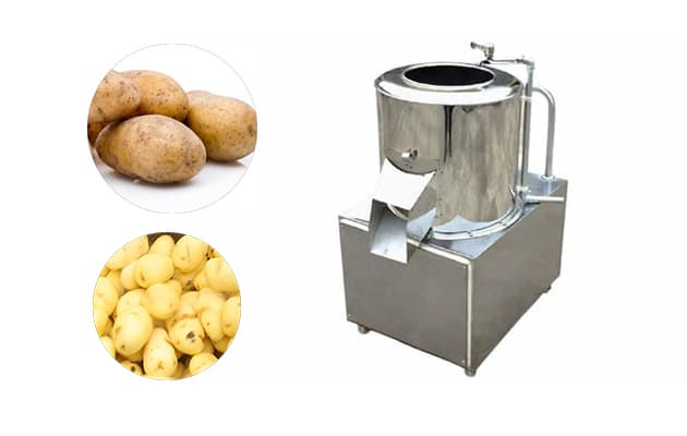 industrial potato chips slicer machine potato peeler machine