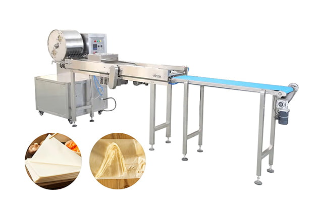 lumpia shanghai wrapping machine