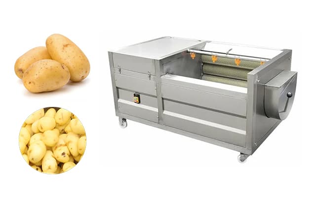 Potato Washing and Peeling Machine