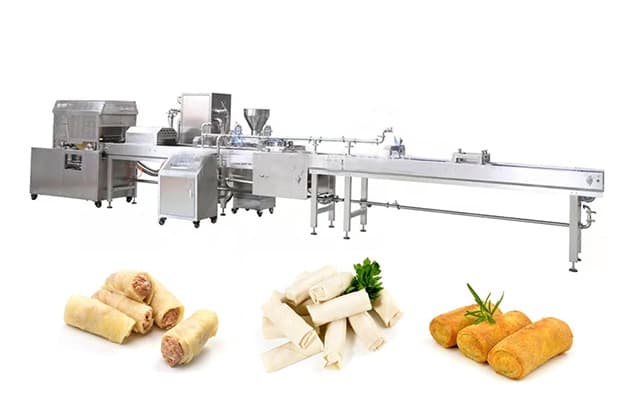 Lumpia Shanghai Maker Spring Roll Egg Roll Production Line