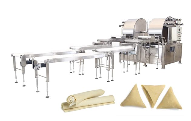 automatic spring roll wrapper machine samosa patti making machine