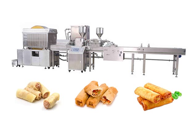 spring roll production line vegetable spring rolls meat spring rolls